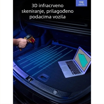 Podložak za prtljažnik BYD Song Max, TPE unutarnji dodaci