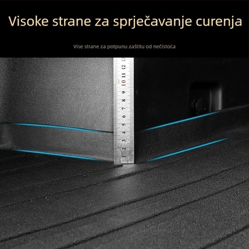 TPE mat za prtljažnik, ekološki prihvatljivo, potpuno prekrivanje, vodonepropusno, otporno na habanje, debljina oko 3 mm
