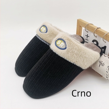 Unisex zimske papuče za dom s platnenim gornjim dijelom i šivenom potplatom, debljina 1,5–3,5 cm, zadržavaju toplinu, za parove