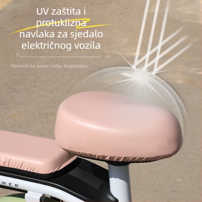 Kožna navlaka za sjedalo za električna vozila, vodootporna, protuklizna, univerzalna za sve sezone, s otiskom logotipa i mogućnošću prilagodbe.