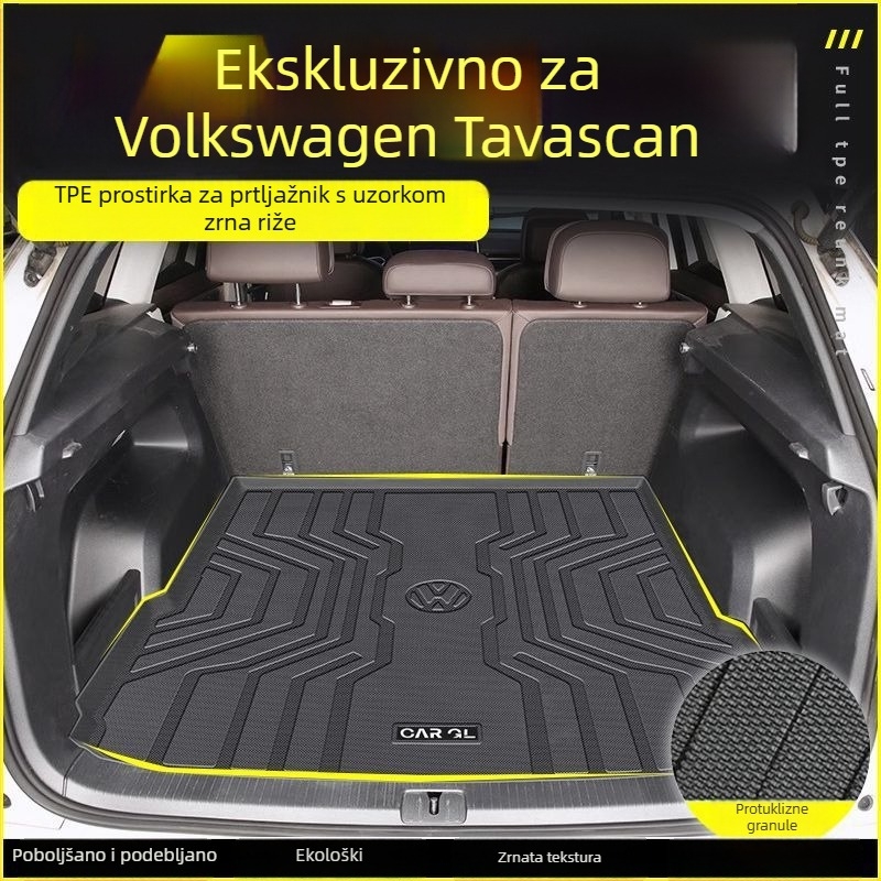 TPE podloška za prtljažnik, Volkswagen, ravnog dizajna, 24 modela