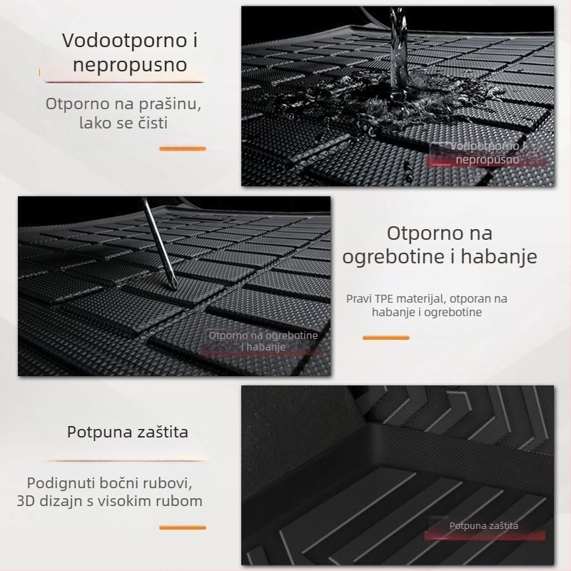 TPE podloška za prtljažnik, Volkswagen, ravnog dizajna, 24 modela