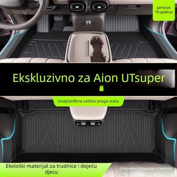 TPE automobilske podne prostirke, potpuno zatvoren dizajn za pet mjesta, kompatibilne s Ford modelima, sastav 91-100%.