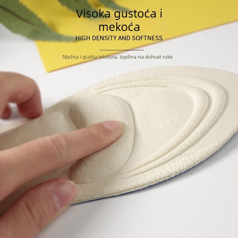 Zimske uloške od velura – upijaju znoj, kompletna podstava za uloške, pogodne za sportske cipele, kožne cipele, čizme i radne cipele, unisex