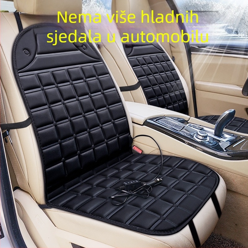 12V grijaća podloga za sjedalo automobila zimi, električno grijanje, jedan komad, automatsko isključivanje
