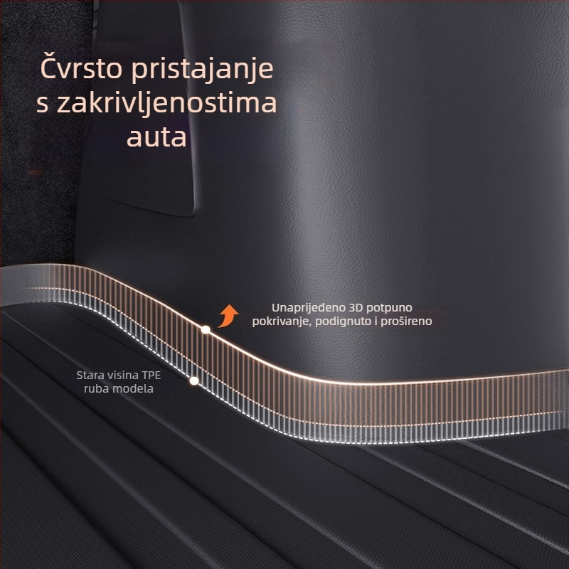 TPE stražnji prostir za prtljažnik - vodootporan i otporan na trošenje - Sudishi - za vozilo s posebnim namjenama - Artikal 920089104496