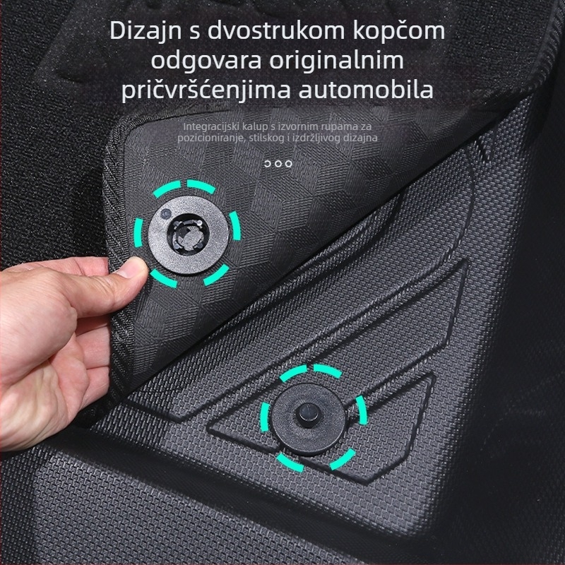 Prilagođene automobilske prostirke za KIA SPORTAGE, TPE materijal; ispis logotipa; prilagodba; model vozila specifičan; broj proizvoda KIA SPORTAGE Sportage
