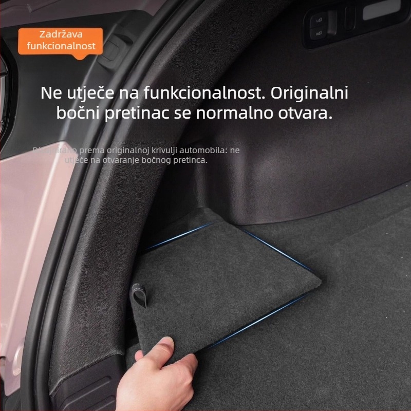 Xiaomi Yu7 bočna zaštita prtljažnika, injekcijski oblikovana TPE bočna zaštita, dekorativni unutarnji dodatak