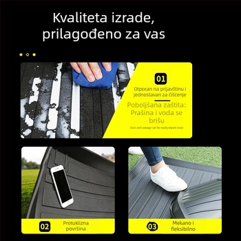 Mat prtljažnika za Mitsubishi Delica MiNi, TPE, bez mirisa, vodootporan