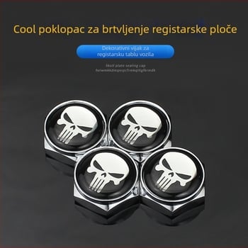 YONG XUN vijci za registarske pločice od cinkovog legura za automobile i motocikle – svi modeli, obrada po narudžbi