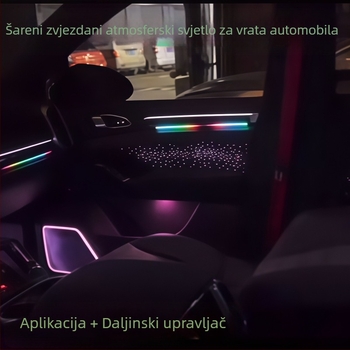 UM099 Unutarnja LED dekorativna svjetla za automobil s zvjezdanim nebom, USB napajanje, 5V 1W