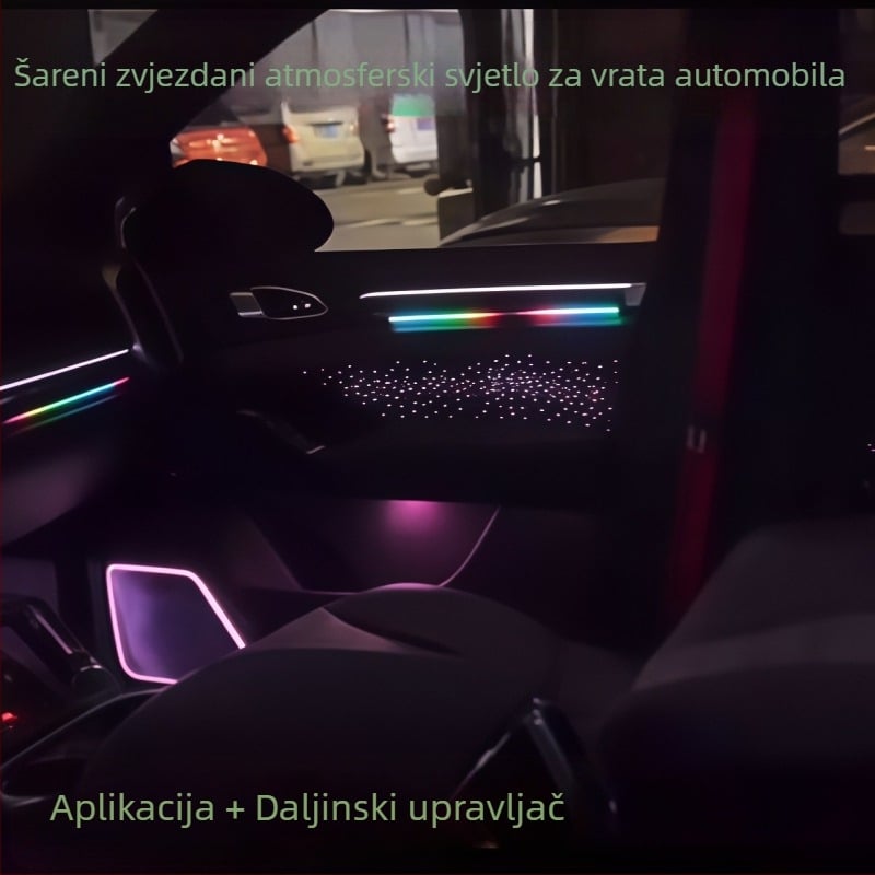 UM099 Unutarnja LED dekorativna svjetla za automobil s zvjezdanim nebom, USB napajanje, 5V 1W