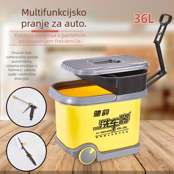 CY-25 Automobilski čistač s prenesenom četkom, napajanje 12V iz cigaretnog upaljača, 60W, protok 6 L, radni tlak 9 kg