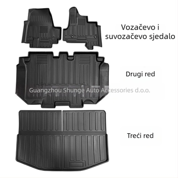 Shun Song TPE podloga za stopala za Honda N-Box JF5/JF6 s tiskanim logom