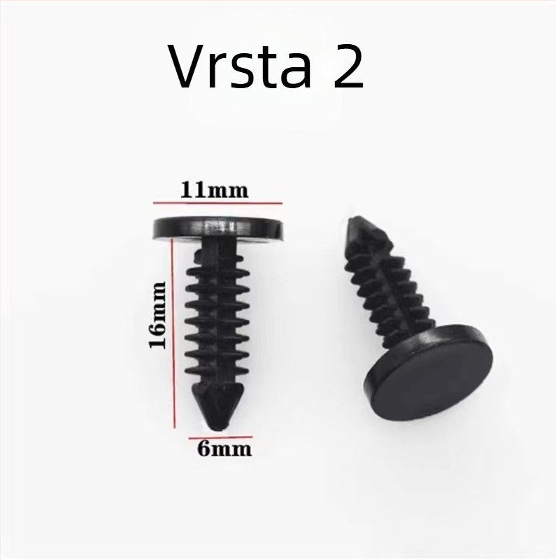 Univerzalni automobil Barb kopča za unutrašnjost prtljažnika, dekorativni panel, model Barb buckle, materijal plastika, marka Yiming