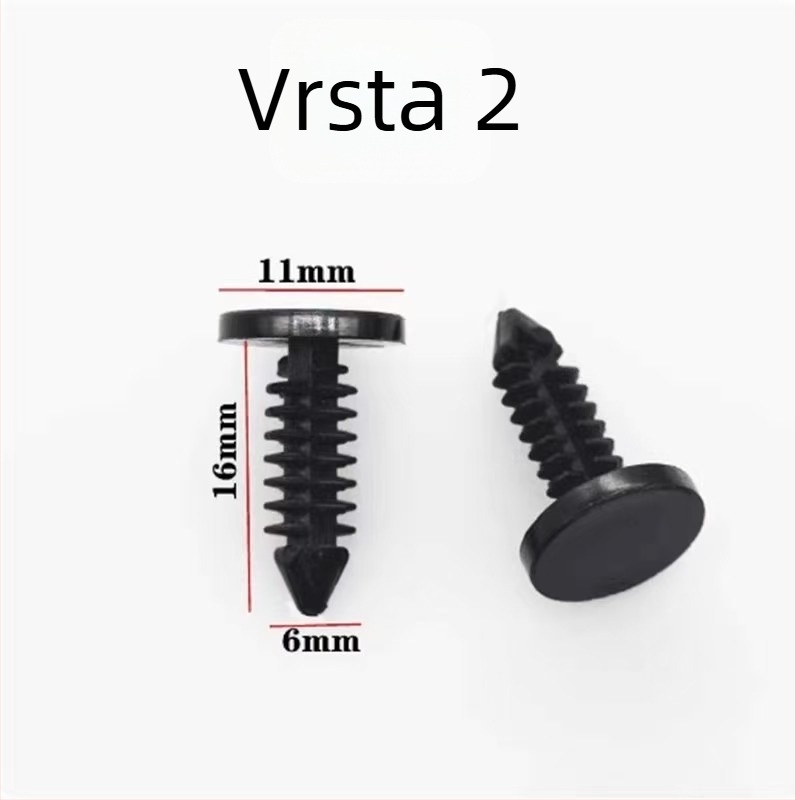 Univerzalni automobil Barb kopča za unutrašnjost prtljažnika, dekorativni panel, model Barb buckle, materijal plastika, marka Yiming