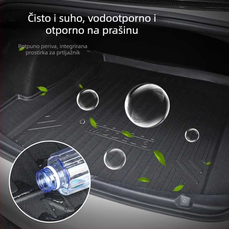 Prtljažni tepih za Alpine 8, vodootporan, otporan na ogrebotine i habanje, od TPE materijala