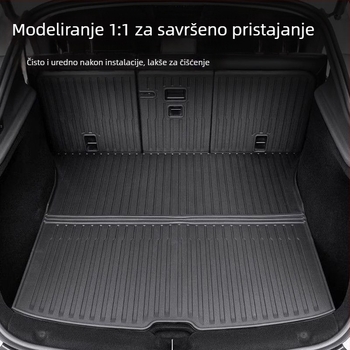 Integrirani tepih prtljažnika s jastučićem naslona za Tesla Model Y i Model 3