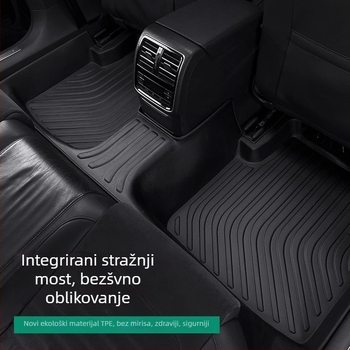 Gumene prostirke za pod Toyota Hilux / Revo / Vigo / Rocco, univerzalna ugradnja, mogućnost ispisa logotipa, prilagodba