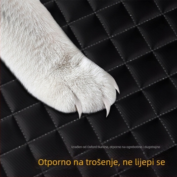 Auto prostirka za kućne ljubimce od Oxford platna – Bymaocar, visoke kvalitete, univerzalna za SUV prtljažnik, s pretincom za pohranu