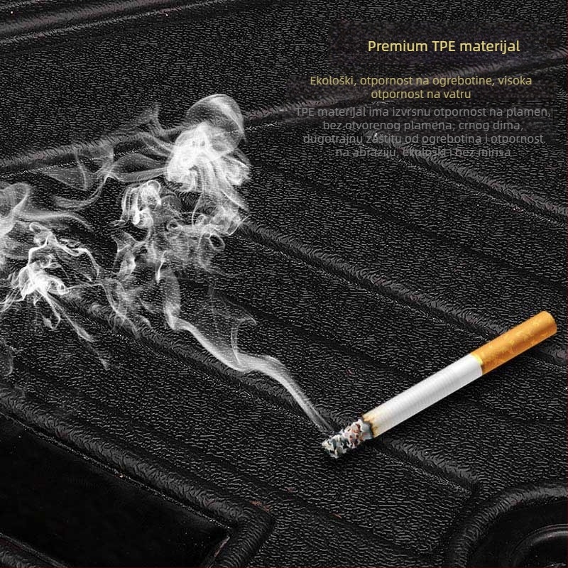Gumene podne prostirke za Toyota Probox – latex podloge za stopala, prostirka za prtljak s logom, prilagodljivo
