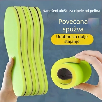 Spužvasti ulošci za cipele, deodorirajući, potpuni uložak, unisex, pogodni za sportske cipele, kožne cipele, čizme, casual i radne cipele