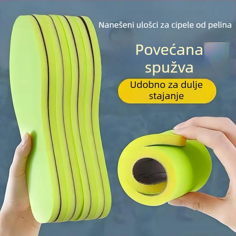 Spužvasti ulošci za cipele, deodorirajući, potpuni uložak, unisex, pogodni za sportske cipele, kožne cipele, čizme, casual i radne cipele