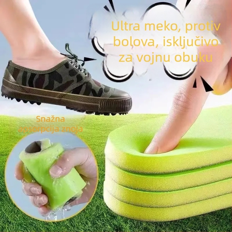 Spužvasti ulošci za cipele, deodorirajući, potpuni uložak, unisex, pogodni za sportske cipele, kožne cipele, čizme, casual i radne cipele
