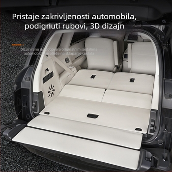 Kožna prostirka prtljažnika za Lynk & Co 900 – potpuno pokriće, dekorativni auto dodatak