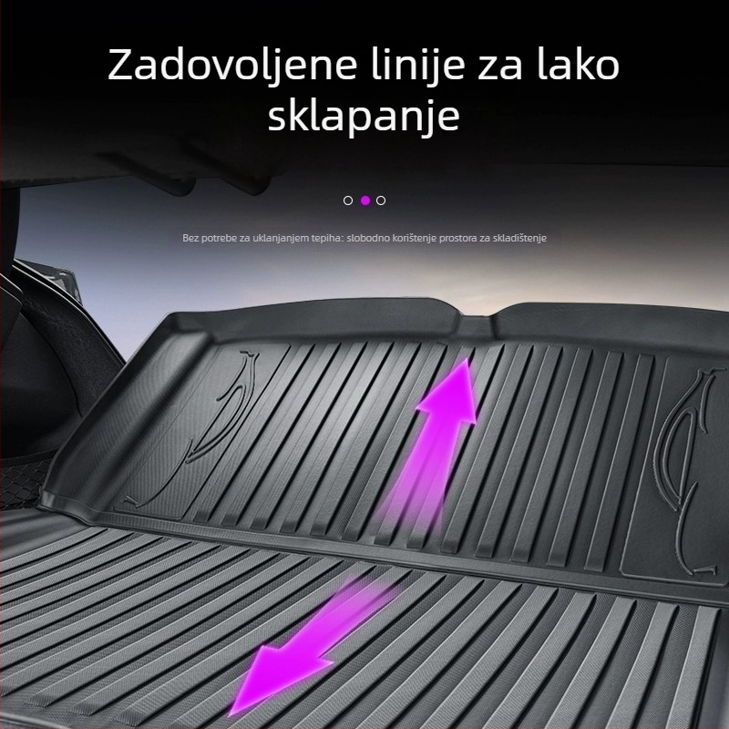 Matrica za prtljažnik Xiaomi SU7 – jednopojediná PVC, potpuno pokriće, vodootporna i otporna na habanje