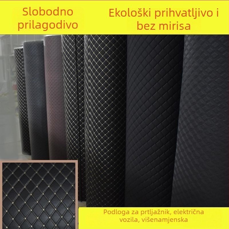 Automobilska prostirka za prtljažnik, materijal za slobodno rezanje, univerzalno za električna dva, tri i četiri kotača; materijali: TPE + XPE + protuklizni sloj.