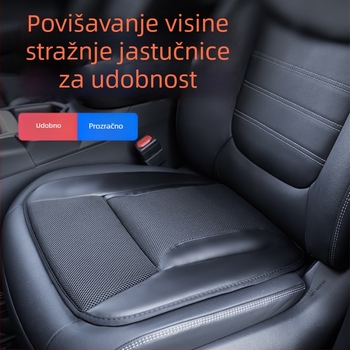 Podložak za sjedalo automobila, univerzalan za sve sezone, prozračan, jednodijelni dizajn, poliester površina