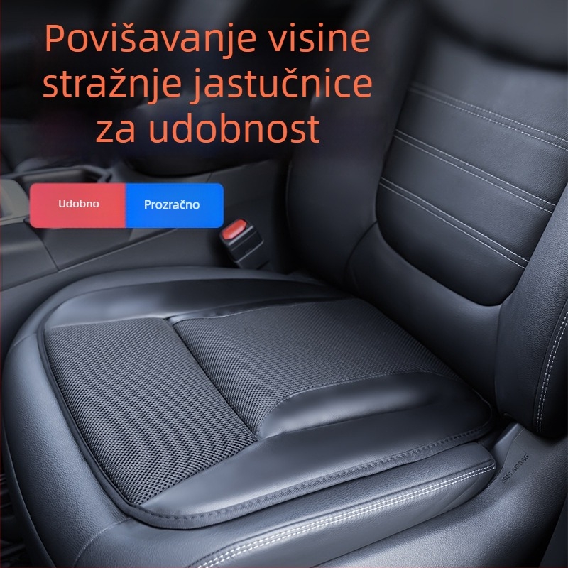Podložak za sjedalo automobila, univerzalan za sve sezone, prozračan, jednodijelni dizajn, poliester površina