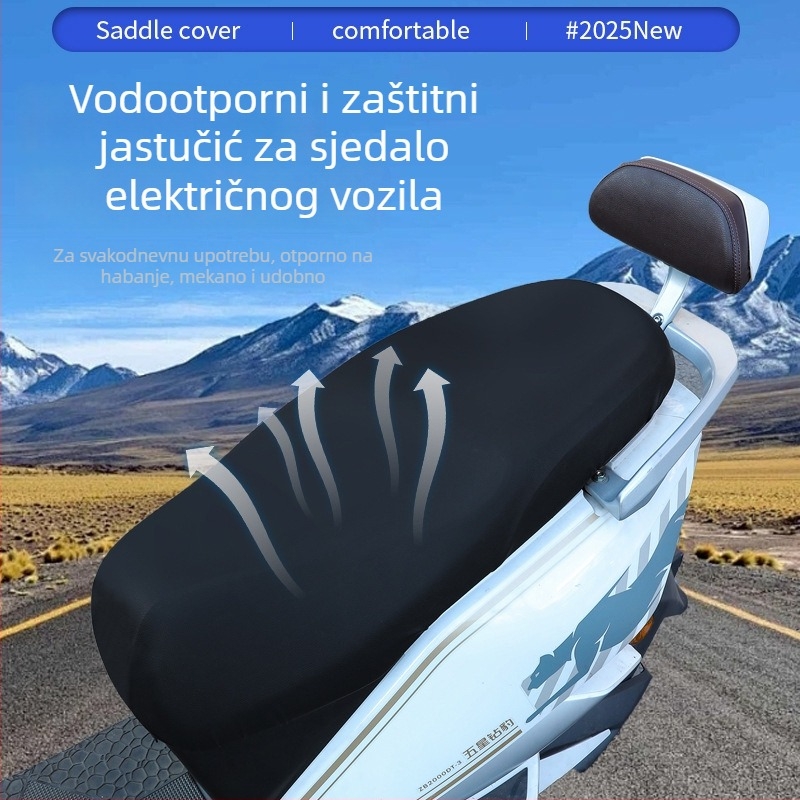 Vodootporna navlaka za sjedalo električnog vozila – tekstura liči, univerzalno za sve sezone