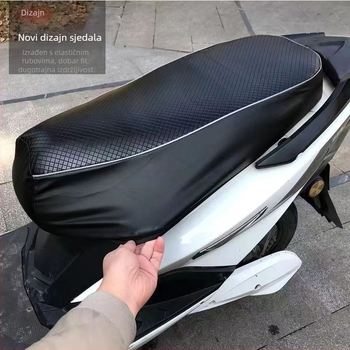 Navlaka za sjedalo električnog vozila i jastučić za sjedalo motocikla, univerzalna prilagodba, laneno vlakno, marka Powerful Factory