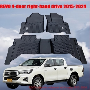 TPE podloge za pod Hilux Revo/Travo 2015-2025, desno upravljanje, potpuno pokriveno, pet mjesta