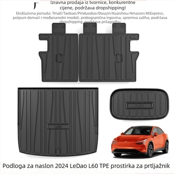 Ledao L60 podložak prtljažnika – vodootporan TPE unutarnji dodatak