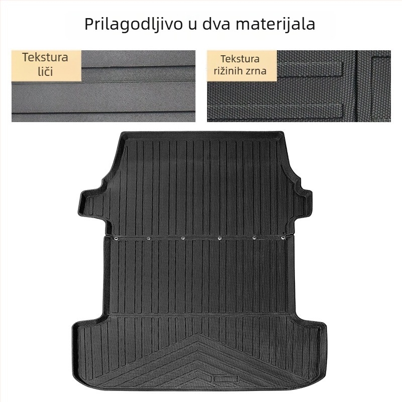 Matrica za prtljažnik Toyota Hiace 200 Series, gumena, protuklizna, bez mirisa, ekološki prihvatljivo