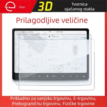 Zaštitna folija za navigaciju u automobilu – kaljena, 93% prozirnosti, precizno izrađena