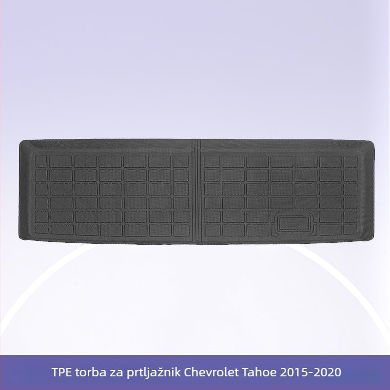 TPE prostirke za Chevrolet Tahoe 2015-2020, 3D All-Weather podne prostirke i poklop prtljažnika, moguć tisak logotipa, Brand 3K, Prilagodljivo