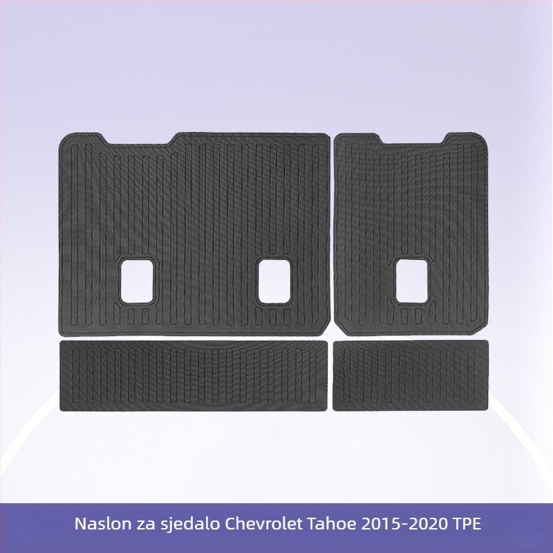 TPE prostirke za Chevrolet Tahoe 2015-2020, 3D All-Weather podne prostirke i poklop prtljažnika, moguć tisak logotipa, Brand 3K, Prilagodljivo