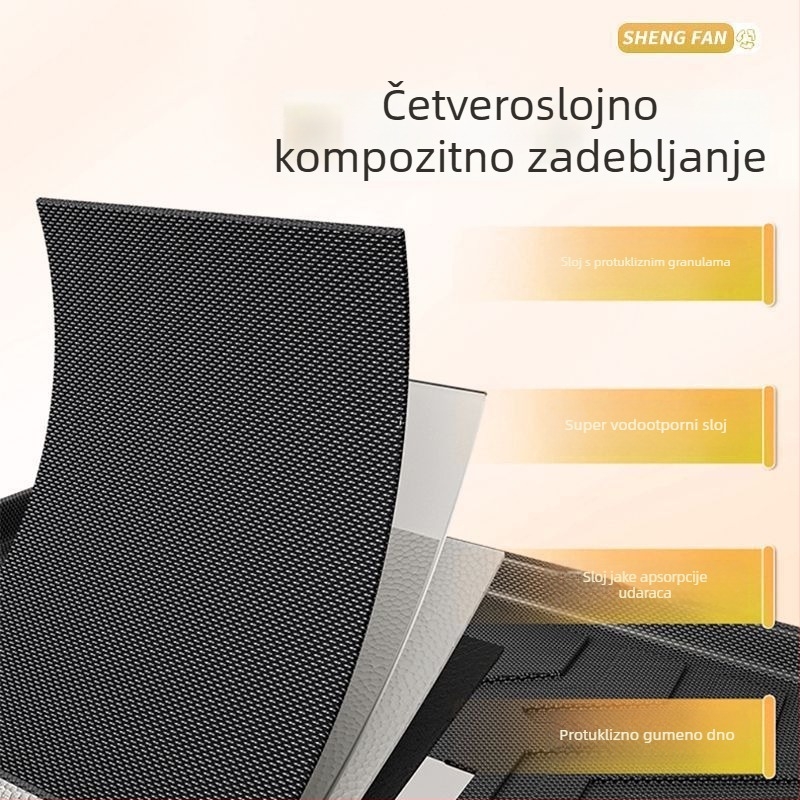 Leopard Titanium 7 mat za prtljažnik, TPE mat za prtljažnik, posebna donja podloga, auto dodaci, novo
