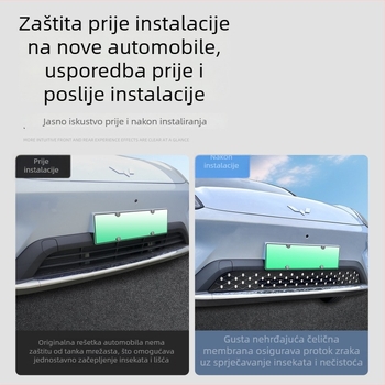 Mreža protiv kukaca u motoru za Wuling Bingo S – potpuno pokrivanje, dijamantna rešetka s kopčom, zvjezdasti uzorak, mogućnost prilagodbe