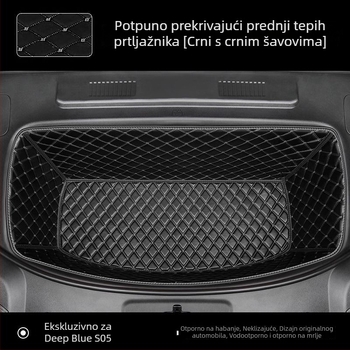 Prednji tepih za prtljažnik za Changan Deep Blue S05, prednji pretinac i okružni skladišni podložak, otporan na prljavštinu