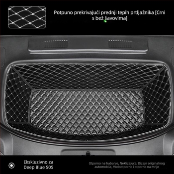 Prednji tepih za prtljažnik za Changan Deep Blue S05, prednji pretinac i okružni skladišni podložak, otporan na prljavštinu