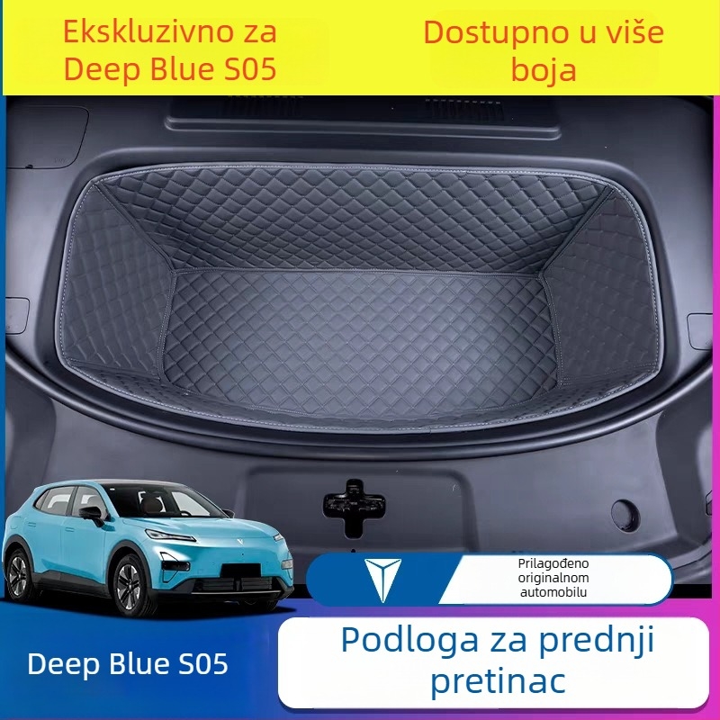 Prednji tepih za prtljažnik za Changan Deep Blue S05, prednji pretinac i okružni skladišni podložak, otporan na prljavštinu