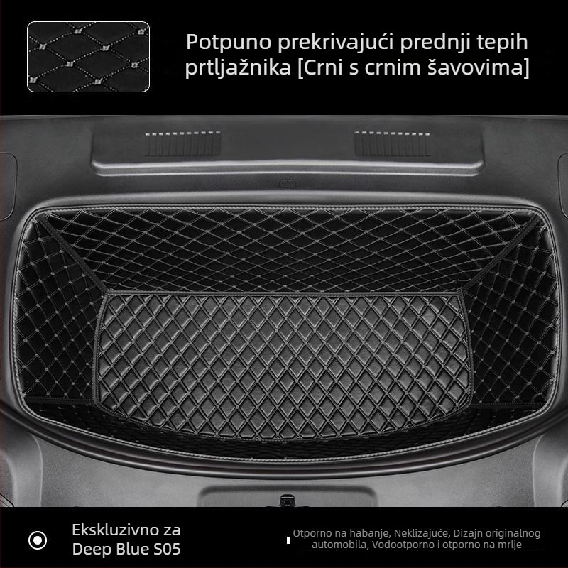 Prednji tepih za prtljažnik za Changan Deep Blue S05, prednji pretinac i okružni skladišni podložak, otporan na prljavštinu
