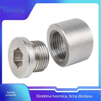 Set matice za zavarivanje i čepa za ispušni cijev, navoj M18x1.5, 304 nehrđajući čelik