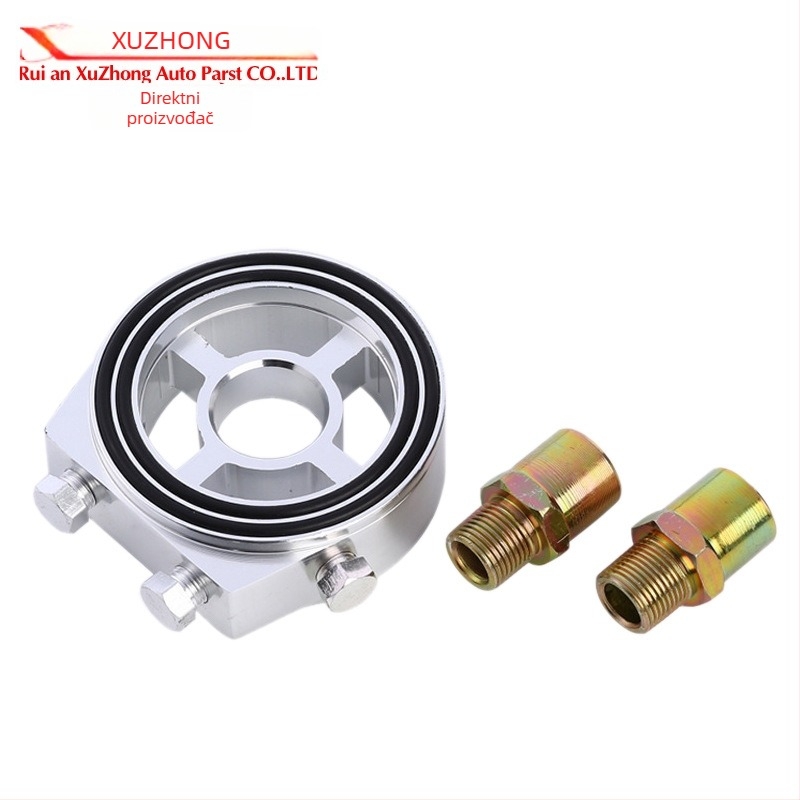 XUZHONG aluminijski adapter za uljni hladnjak za automobile, uljna posuda i posuda za instrument, model OF-1004