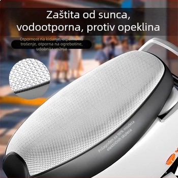 Navlaka za sjedalo električno vozilo s baterijom - zaštita od sunca, vodootporna, izolirana - univerzalna za sve sezone, za skuter/motocikl (Materijal: Drugo; Punilo: Bez punjenja; Logotip: Bez logotipa; Marka: Friendly)